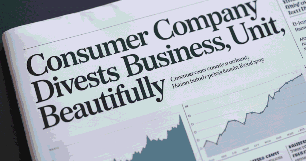 Consumer Company Divests Business Unit